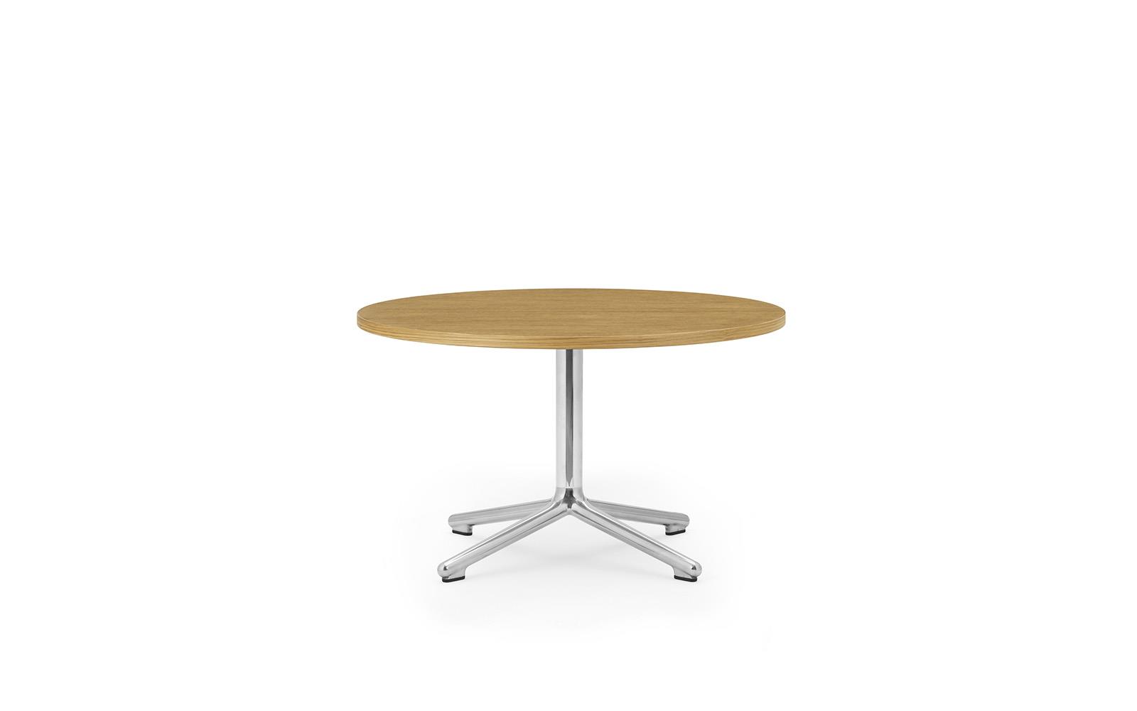 Lunar Tisch Alu / Holz H40